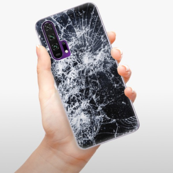 Odolné silikonové pouzdro iSaprio - Cracked - Honor 20 Pro