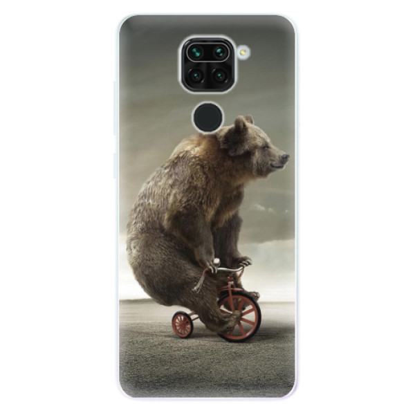 Silikonové pouzdro iSaprio - Bear 01 na mobil Xiaomi Redmi Note 9 (Silikonové odolné pouzdro, kryt, obal iSaprio s motivem Bear 01 na mobil Xiaomi Redmi Note 9)