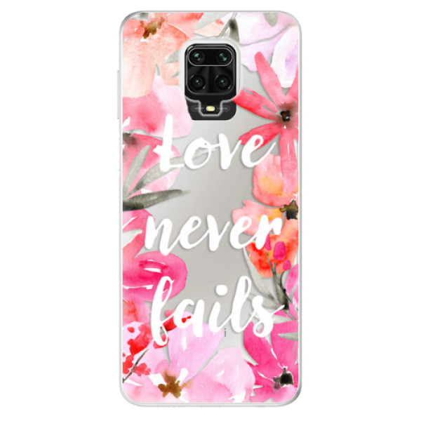 Odolné silikonové pouzdro iSaprio - Love Never Fails - Xiaomi Redmi Note 9 Pro / Note 9S
