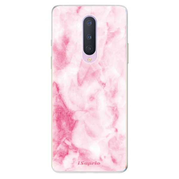 Odolné silikonové pouzdro iSaprio - RoseMarble 16 - OnePlus 8