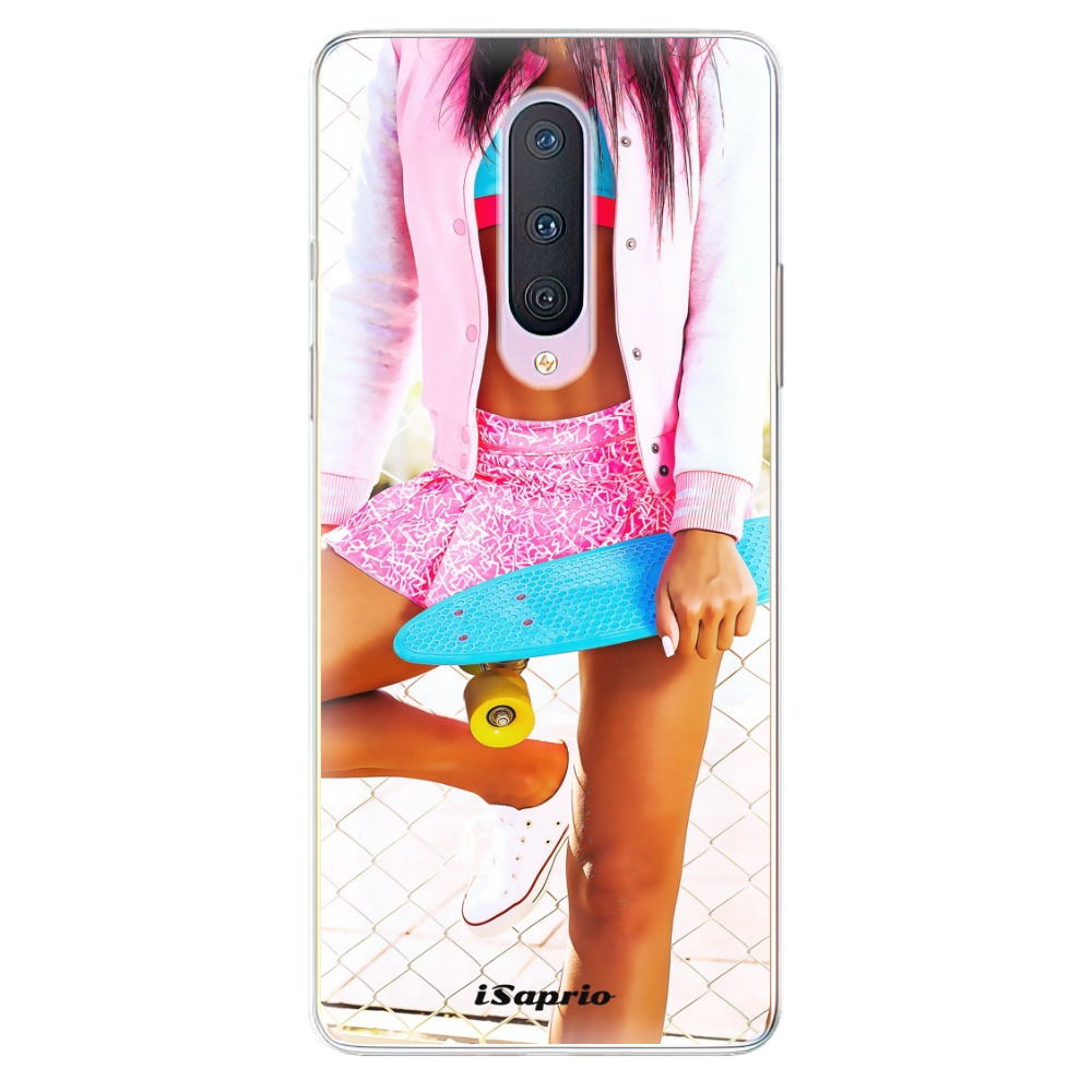 Odolné silikonové pouzdro iSaprio - Skate girl 01 - OnePlus 8