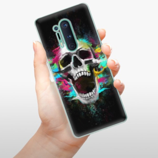 Odolné silikonové pouzdro iSaprio - Skull in Colors - OnePlus 8 Pro