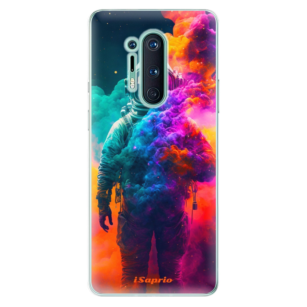 Odolné silikonové pouzdro iSaprio - Astronaut in Colors - OnePlus 8 Pro