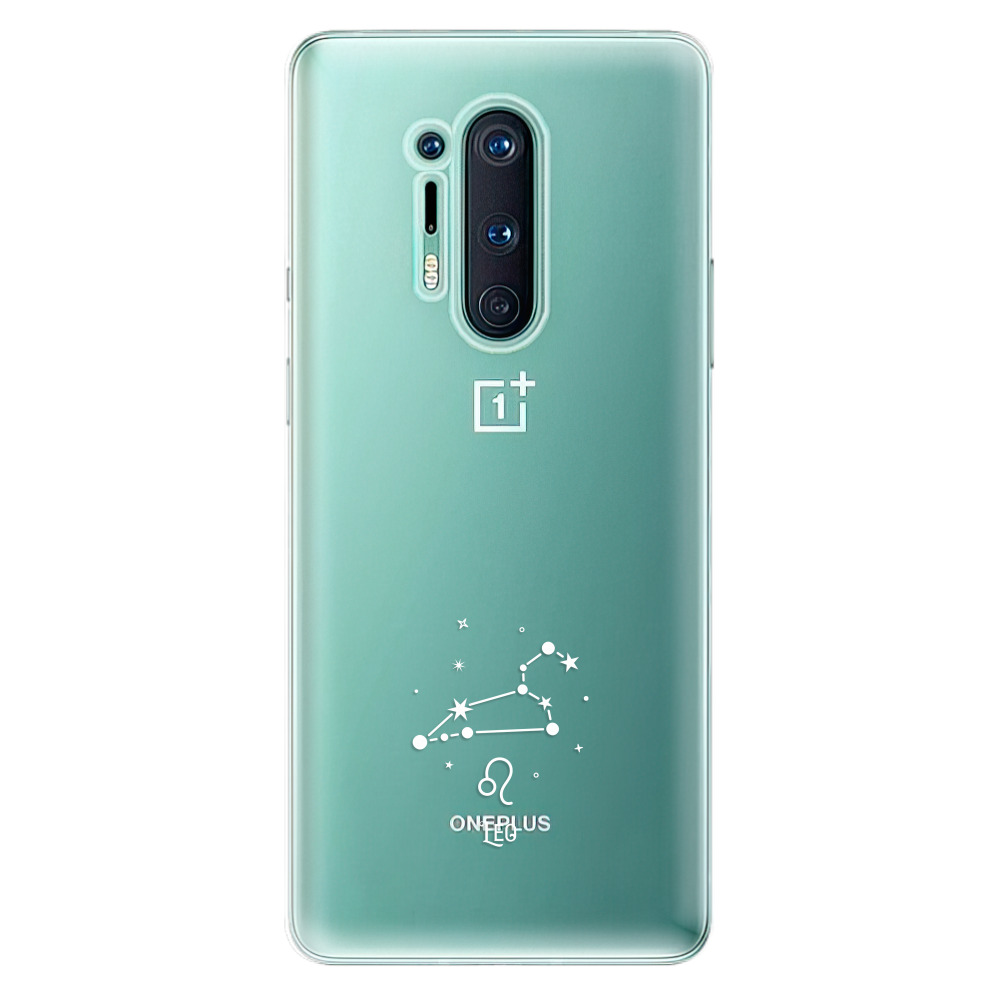 Odolné silikonové pouzdro iSaprio - čiré - Lev - OnePlus 8 Pro