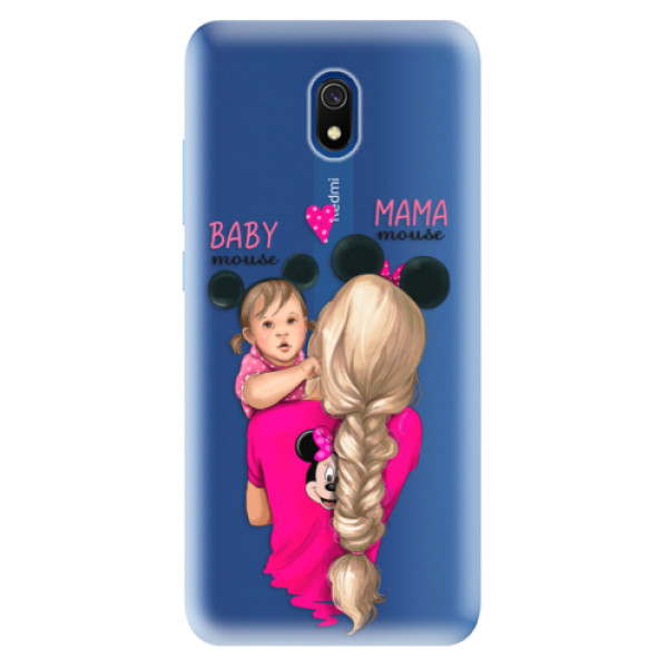 Odolné silikonové pouzdro iSaprio - Mama Mouse Blond and Girl - Xiaomi Redmi 8A