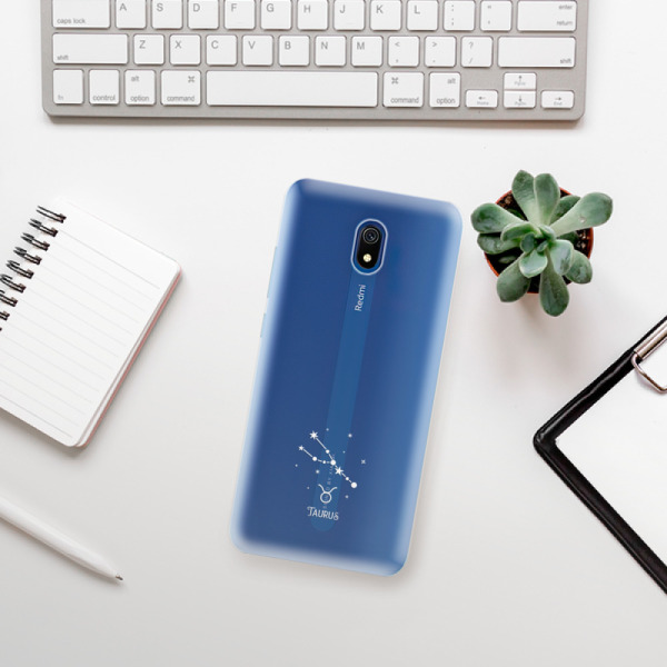 Odolné silikonové pouzdro iSaprio - čiré - Býk - Xiaomi Redmi 8A