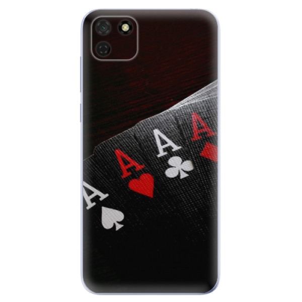 Odolné silikonové pouzdro iSaprio - Poker - Huawei Y5p