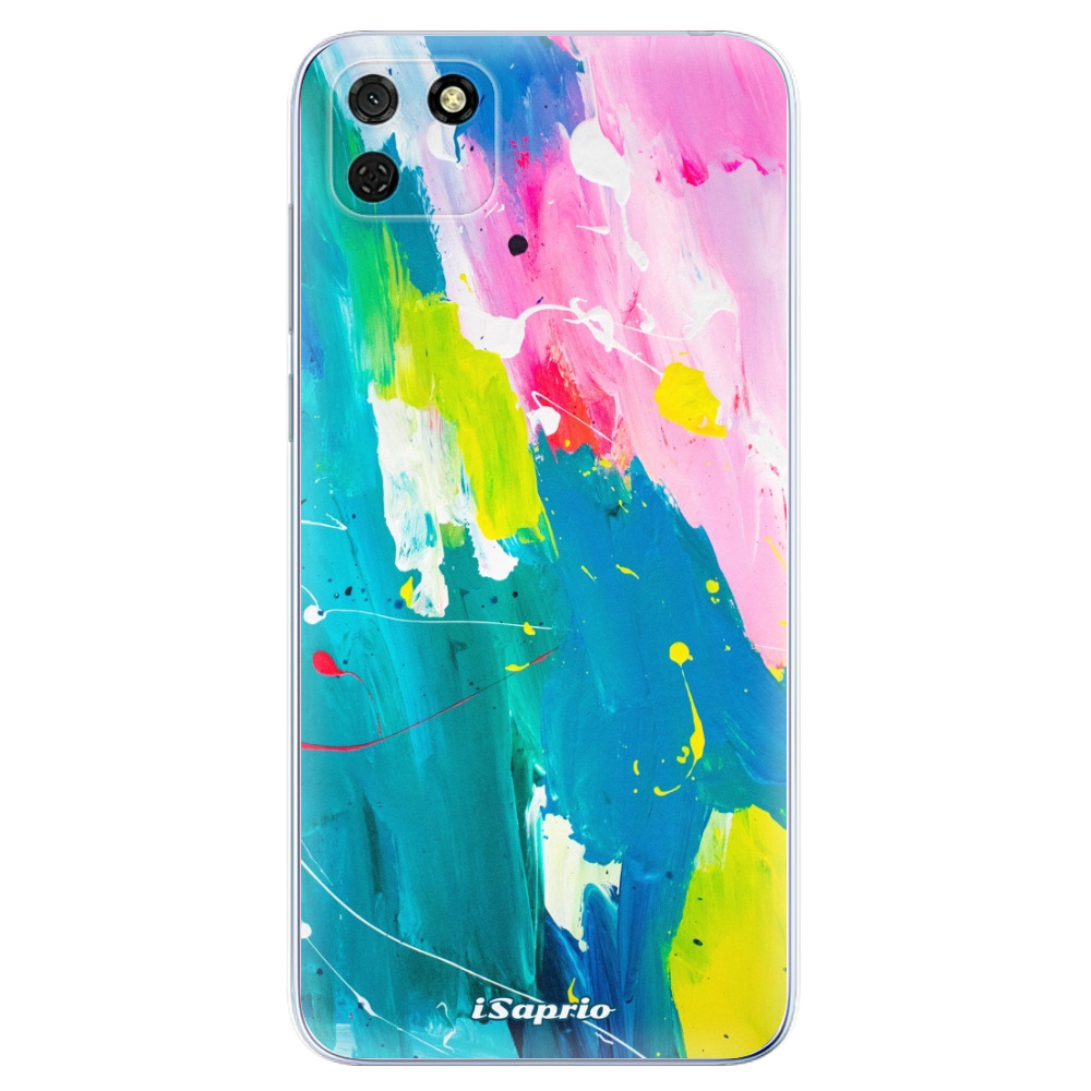 Odolné silikonové pouzdro iSaprio - Abstract Paint 04 - Huawei Y5p