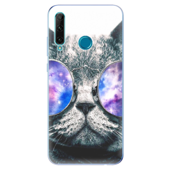 Odolné silikonové pouzdro iSaprio - Galaxy Cat - Honor 20e