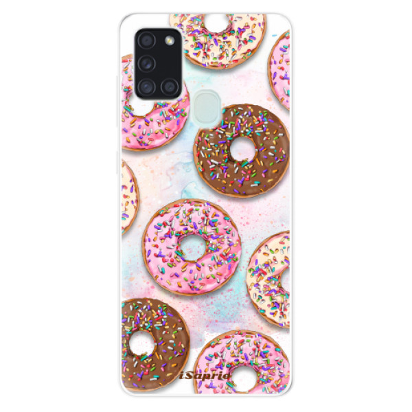 Odolné silikonové pouzdro iSaprio - Donuts 11 - Samsung Galaxy A21s
