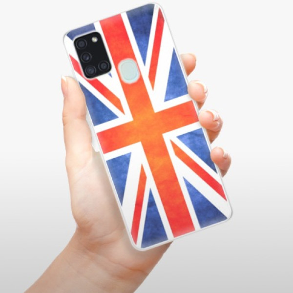 Odolné silikonové pouzdro iSaprio - UK Flag - Samsung Galaxy A21s