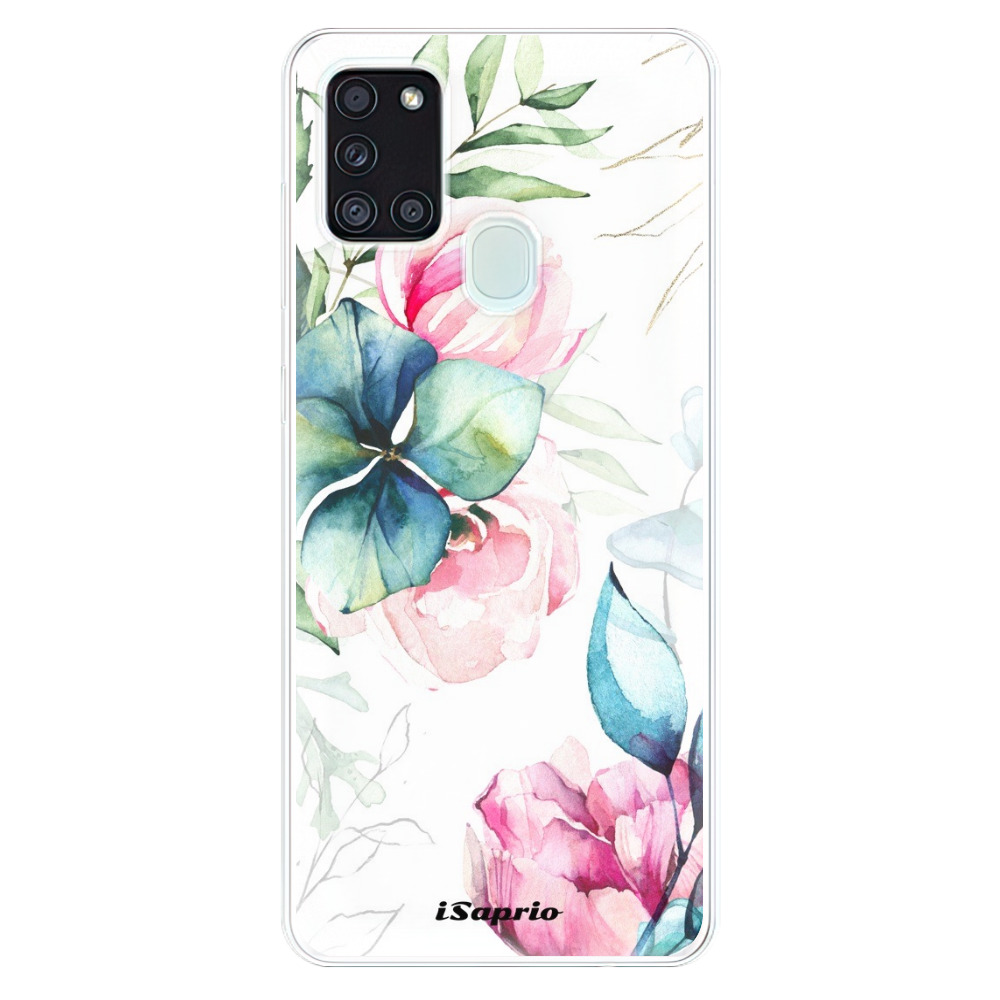 Odolné silikonové pouzdro iSaprio - Flower Art 01 - Samsung Galaxy A21s