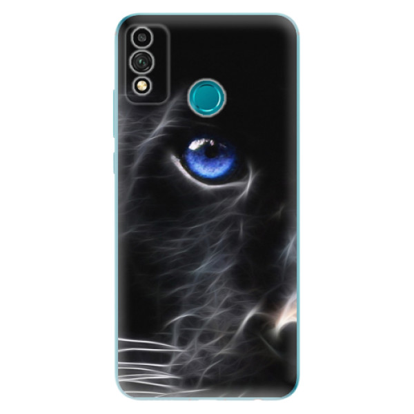 Odolné silikonové pouzdro iSaprio - Black Puma - Honor 9X Lite