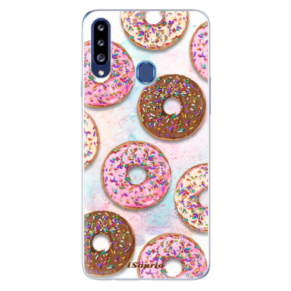 Odolné silikonové pouzdro iSaprio - Donuts 11 - Samsung Galaxy A20s