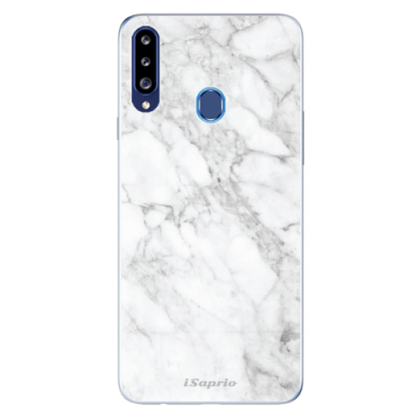 Odolné silikonové pouzdro iSaprio - SilverMarble 14 - Samsung Galaxy A20s