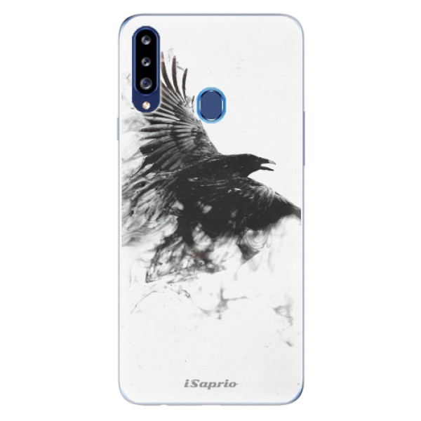 Odolné silikonové pouzdro iSaprio - Dark Bird 01 - Samsung Galaxy A20s