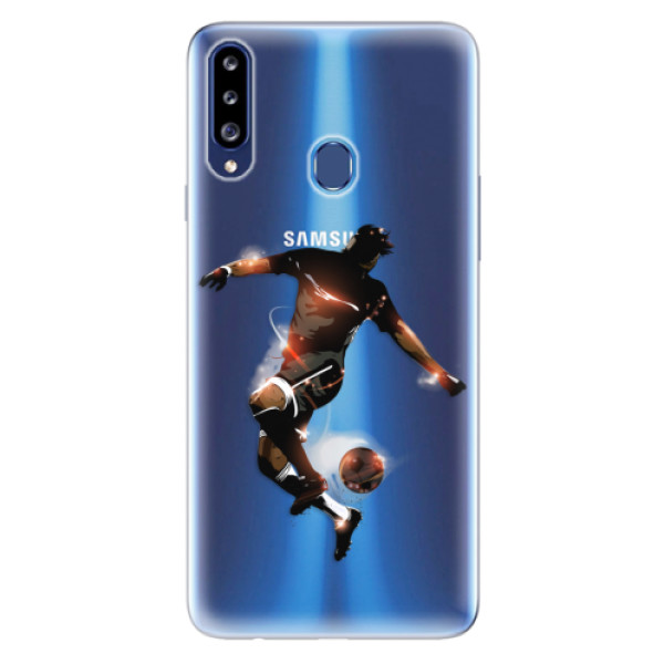Odolné silikonové pouzdro iSaprio - Fotball 01 - Samsung Galaxy A20s