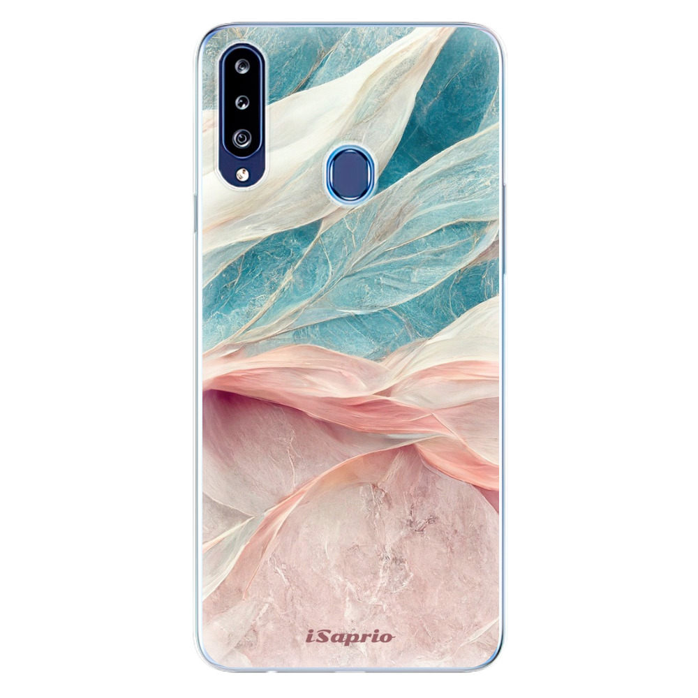 Odolné silikonové pouzdro iSaprio - Pink and Blue - Samsung Galaxy A20s