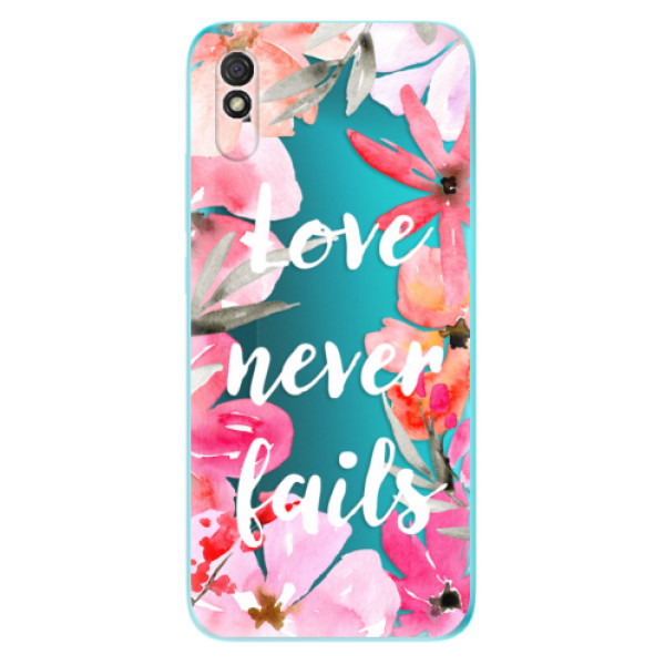 Odolné silikonové pouzdro iSaprio - Love Never Fails - Xiaomi Redmi 9A