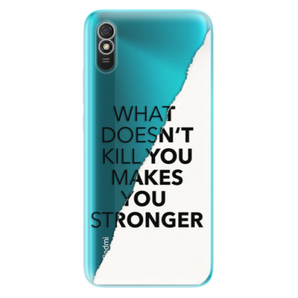Odolné silikonové pouzdro iSaprio - Makes You Stronger - Xiaomi Redmi 9A