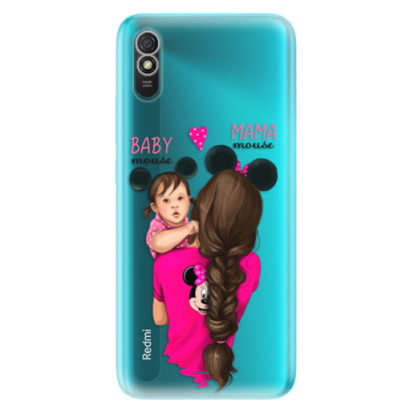 Odolné silikonové pouzdro iSaprio - Mama Mouse Brunette and Girl - Xiaomi Redmi 9A