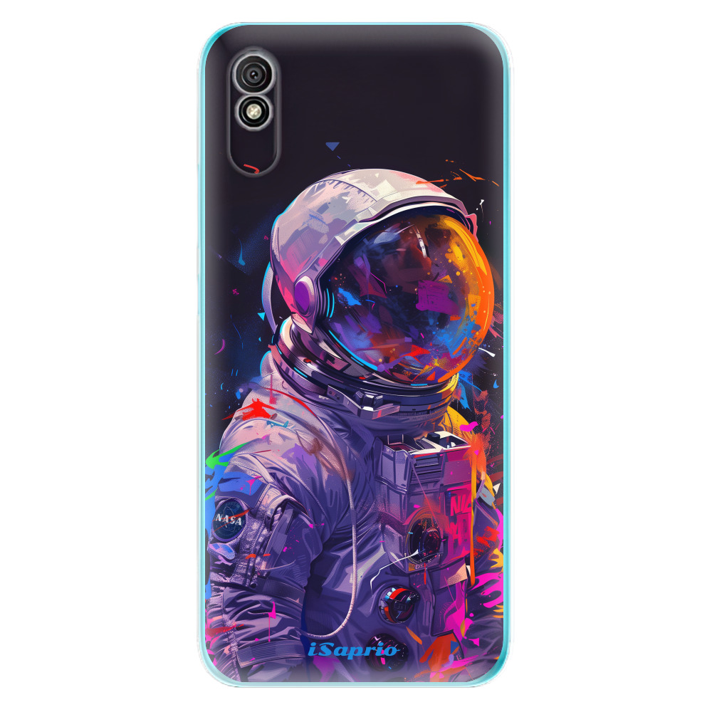 Odolné silikonové pouzdro iSaprio - Neon Astronaut - Xiaomi Redmi 9A