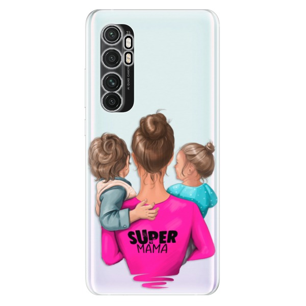 Odolné silikonové pouzdro iSaprio - Super Mama - Boy and Girl - Xiaomi Mi Note 10 Lite