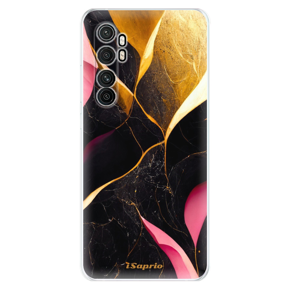Odolné silikonové pouzdro iSaprio - Gold Pink Marble - Xiaomi Mi Note 10 Lite