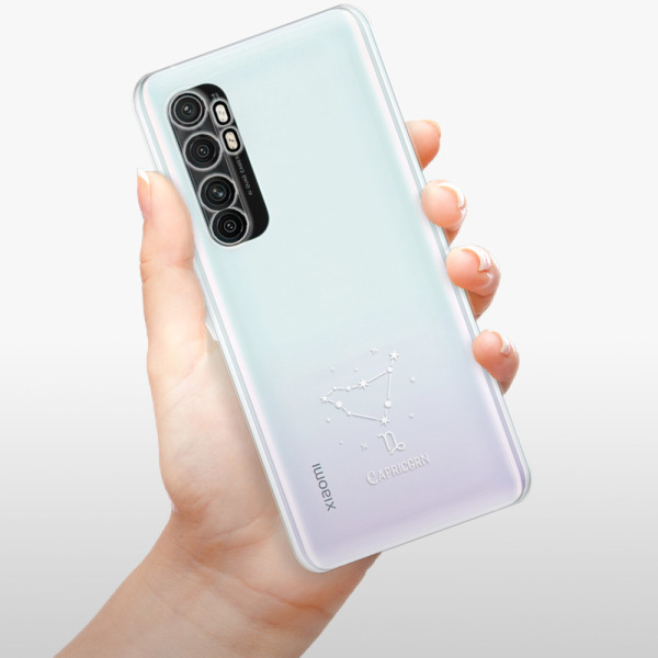 Odolné silikonové pouzdro iSaprio - čiré - Kozoroh - Xiaomi Mi Note 10 Lite