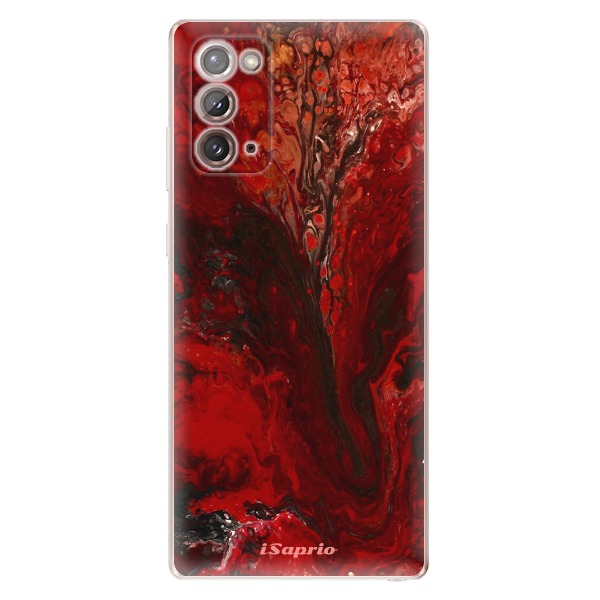 Odolné silikonové pouzdro iSaprio - RedMarble 17 - Samsung Galaxy Note 20