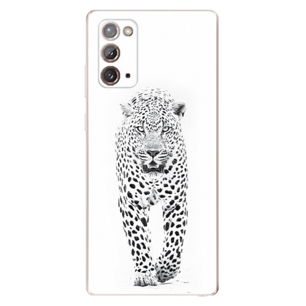 Odolné silikonové pouzdro iSaprio - White Jaguar - Samsung Galaxy Note 20