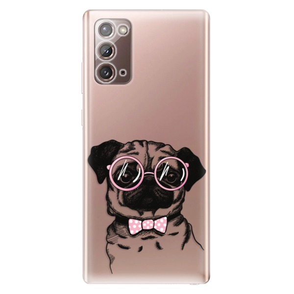 Odolné silikonové pouzdro iSaprio - The Pug - Samsung Galaxy Note 20