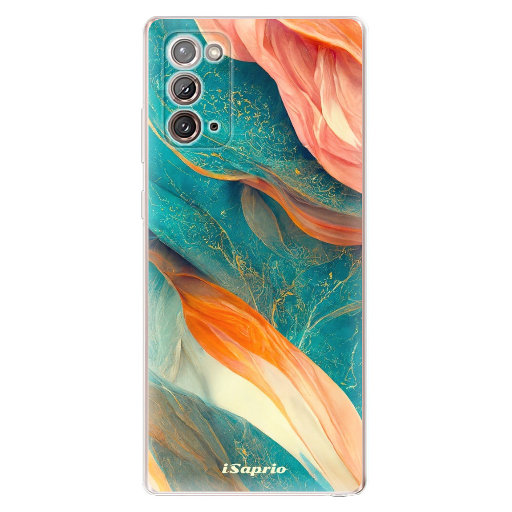 Odolné silikonové pouzdro iSaprio - Abstract Marble - Samsung Galaxy Note 20