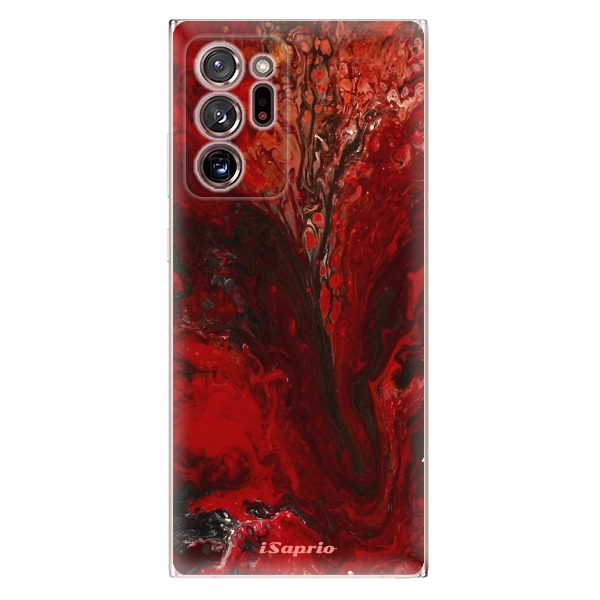 Odolné silikonové pouzdro iSaprio - RedMarble 17 - Samsung Galaxy Note 20 Ultra
