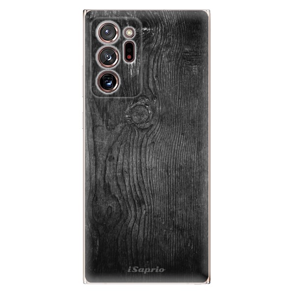 Odolné silikonové pouzdro iSaprio - Black Wood 13 - Samsung Galaxy Note 20 Ultra