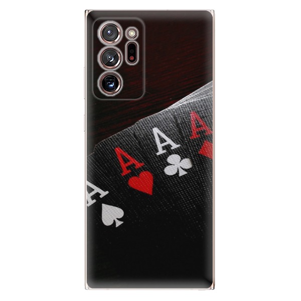 Odolné silikonové pouzdro iSaprio - Poker - Samsung Galaxy Note 20 Ultra