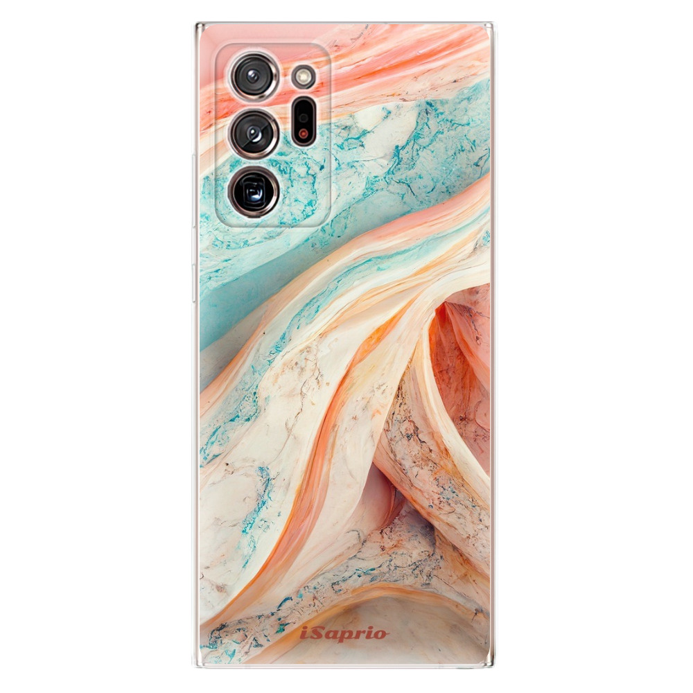 Odolné silikonové pouzdro iSaprio - Orange and Blue - Samsung Galaxy Note 20 Ultra