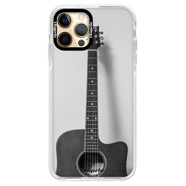 Silikonové pouzdro Bumper iSaprio - Guitar 01 na mobil Apple iPhone 12 / Apple iPhone 12 Pro - poslední kousek za tuto cenu (Silikonový obal, kryt, pouzdro Bumper iSaprio - Guitar 01 na mobilní telefon Apple iPhone 12 Pro)