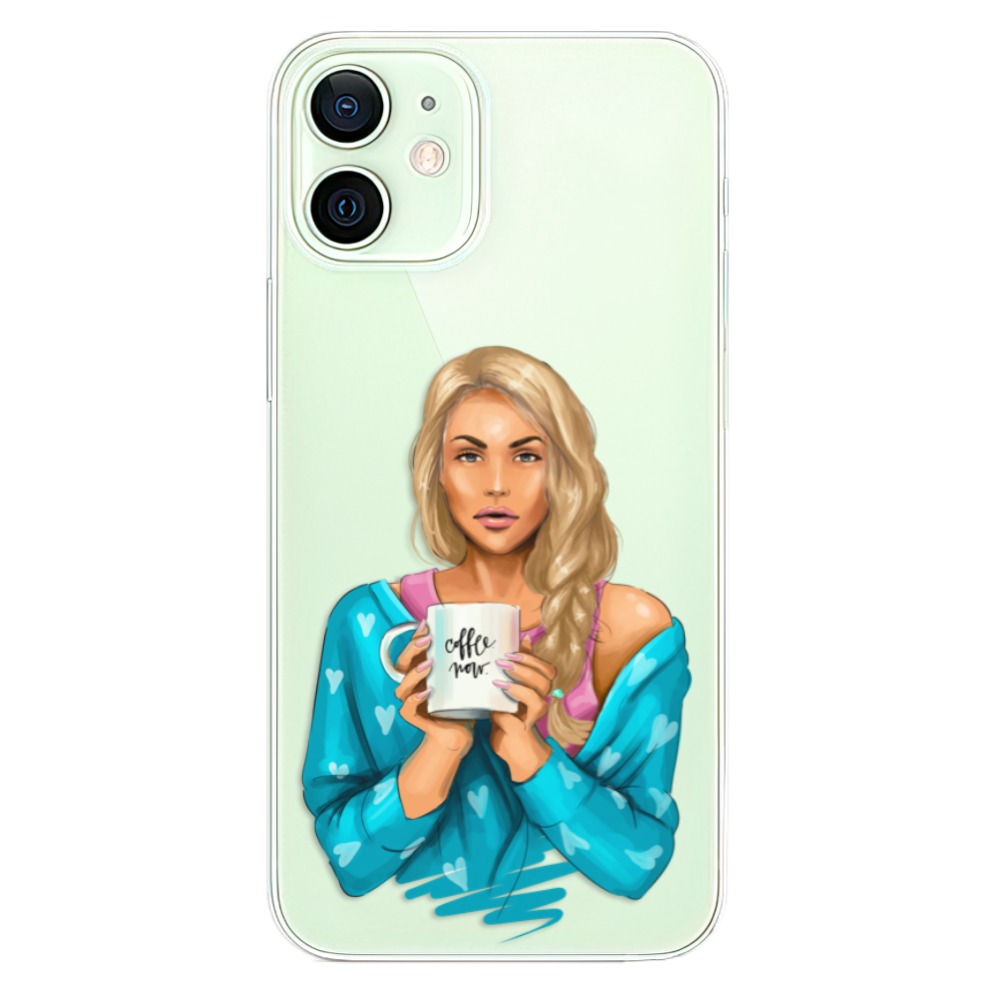 Odolné silikonové pouzdro iSaprio - Coffe Now - Blond - iPhone 12