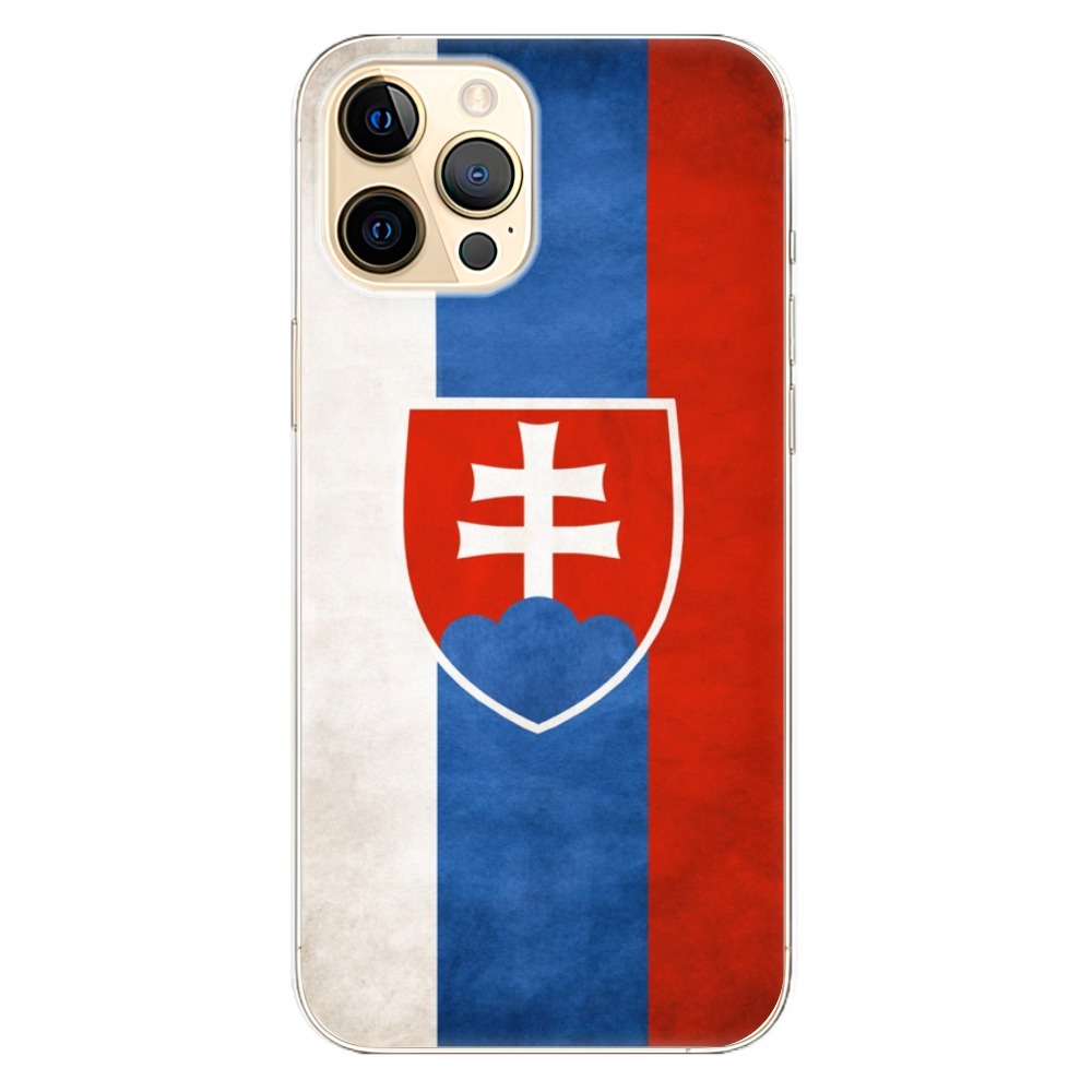 Odolné silikonové pouzdro iSaprio - Slovakia Flag - iPhone 12 Pro
