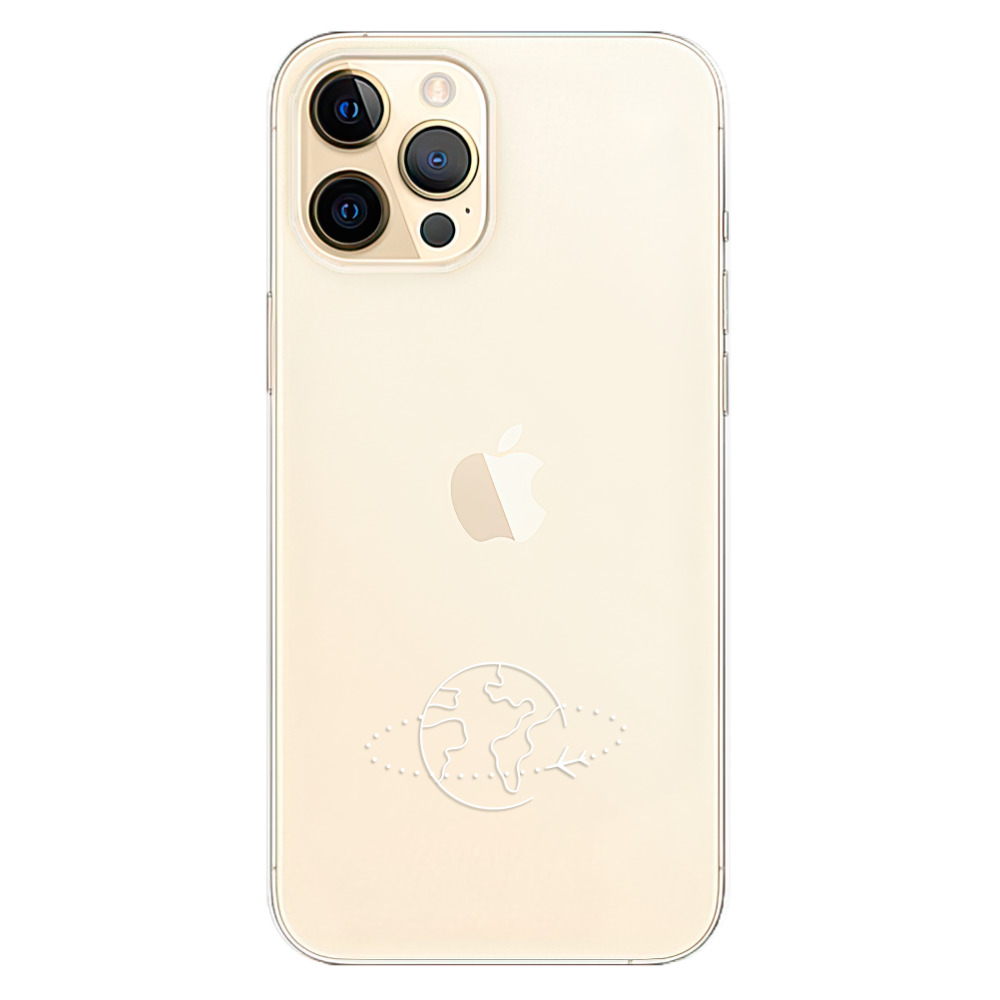 Odolné silikonové pouzdro iSaprio - čiré - Travel - iPhone 12 Pro