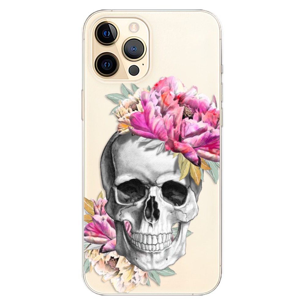 Odolné silikonové pouzdro iSaprio - Pretty Skull - iPhone 12 Pro Max