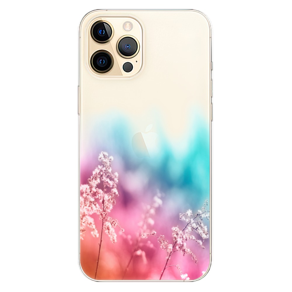 Odolné silikonové pouzdro iSaprio - Rainbow Grass - iPhone 12 Pro Max