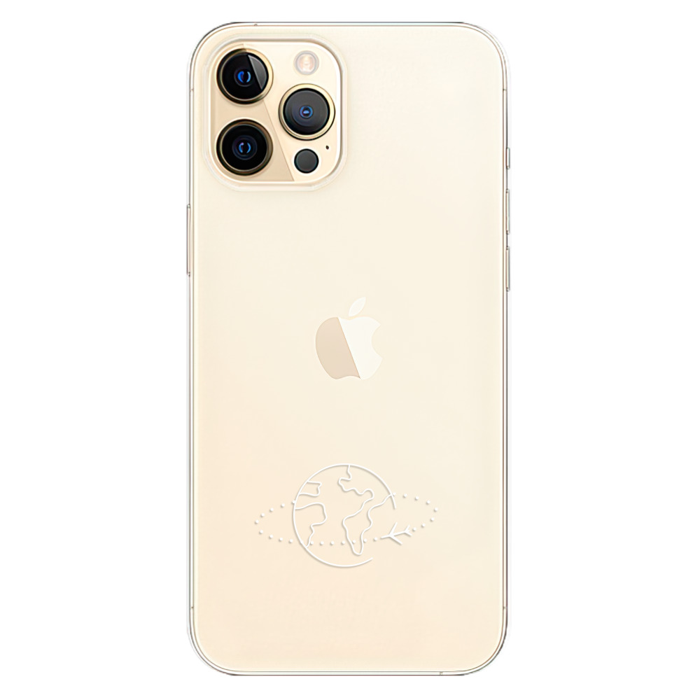 Odolné silikonové pouzdro iSaprio - čiré - Travel - iPhone 12 Pro Max