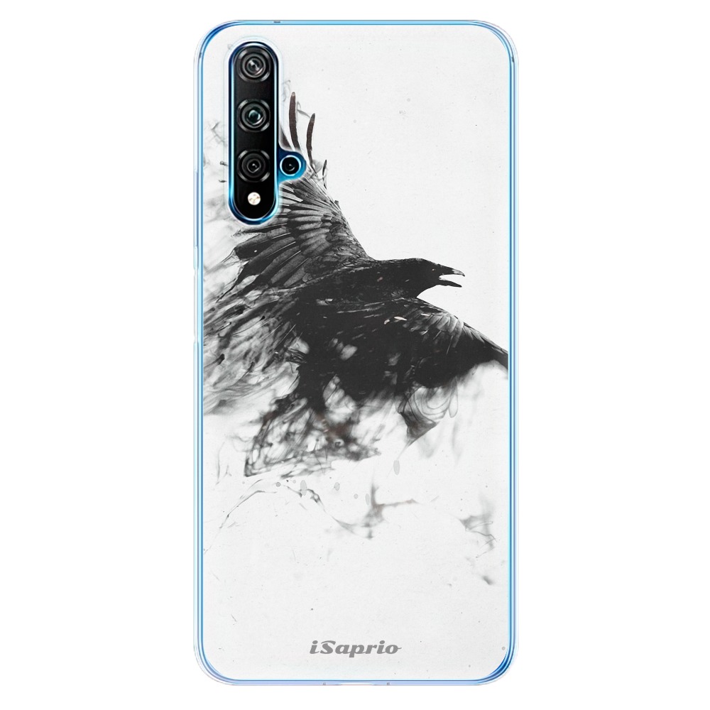 Odolné silikonové pouzdro iSaprio - Dark Bird 01 - Huawei Nova 5T