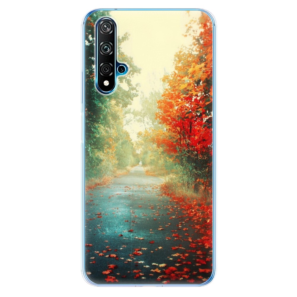Odolné silikonové pouzdro iSaprio - Autumn 03 na mobil Huawei Nova 5T / Honor 20 (Odolný silikonový kryt, obal, pouzdro iSaprio - Autumn 03 na mobilní telefon Huawei Nova 5T / Honor 20)