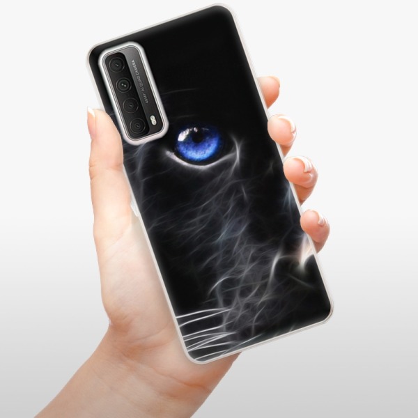 Odolné silikonové pouzdro iSaprio - Black Puma - Huawei P Smart 2021