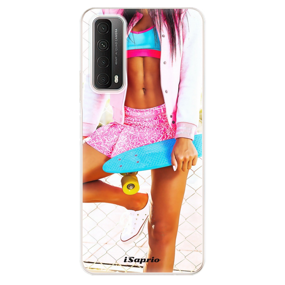 Odolné silikonové pouzdro iSaprio - Skate girl 01 - Huawei P Smart 2021