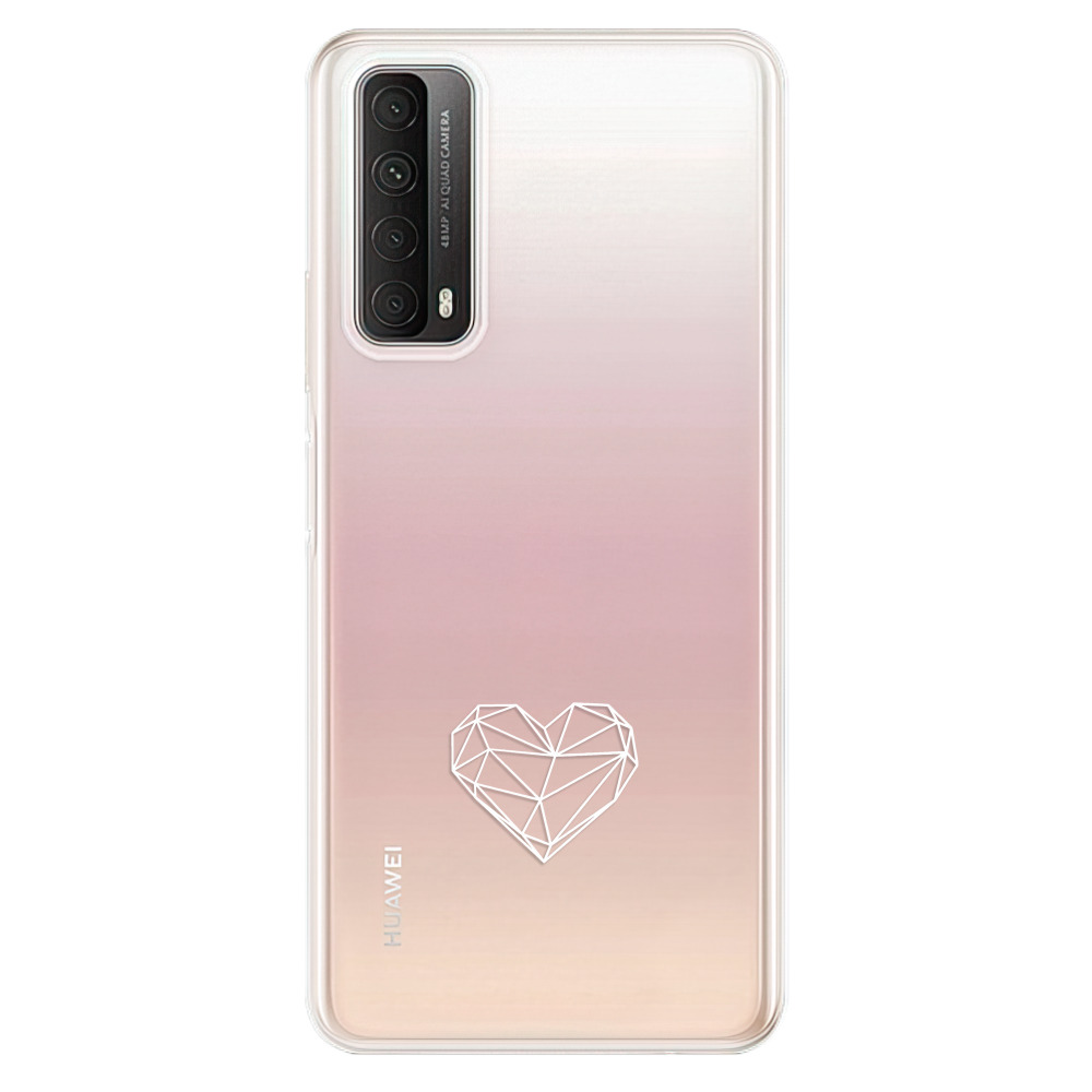 Odolné silikonové pouzdro iSaprio - čiré - Digital Love - Huawei P Smart 2021