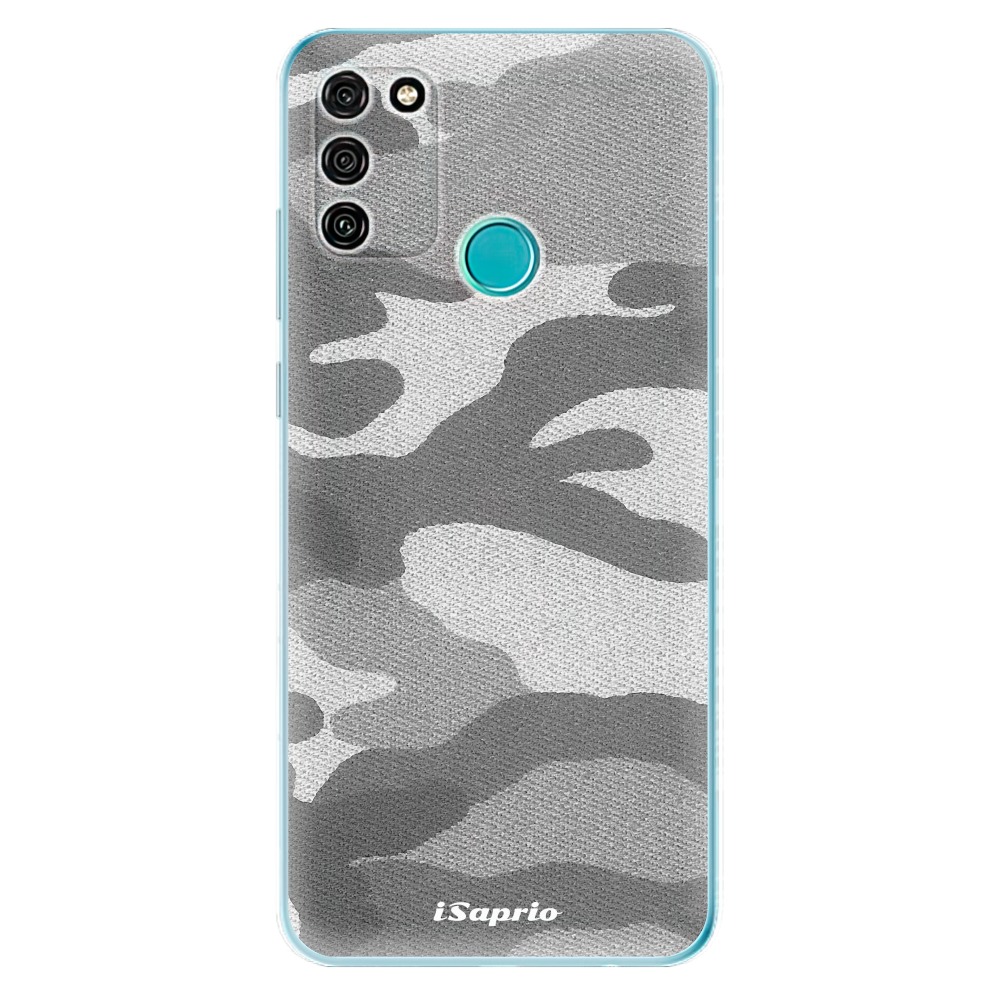 Odolné silikonové pouzdro iSaprio - Gray Camuflage 02 - Honor 9A